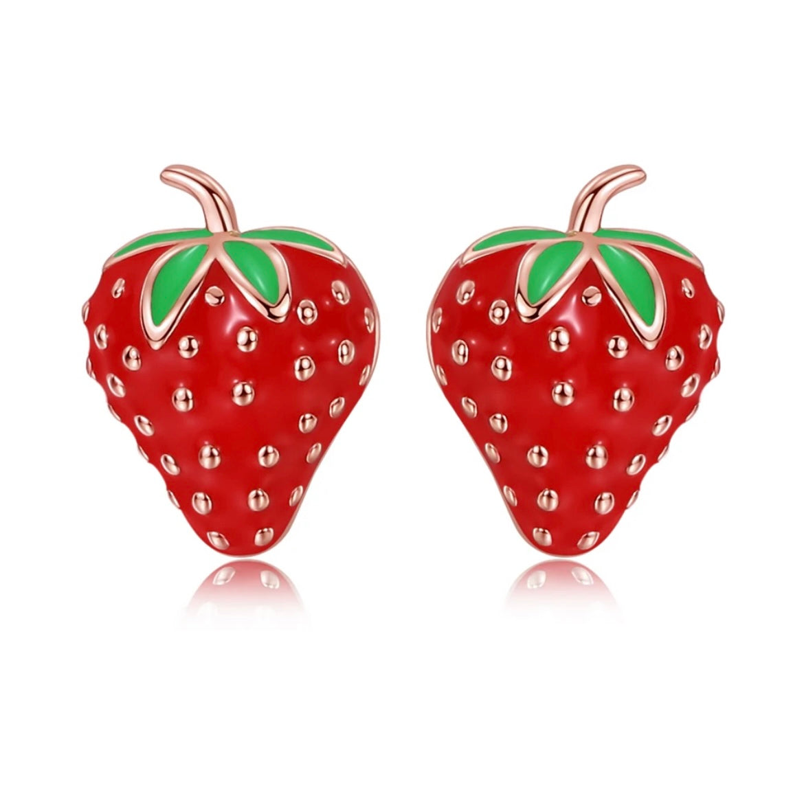 Strawberry Stud Earrings image 2