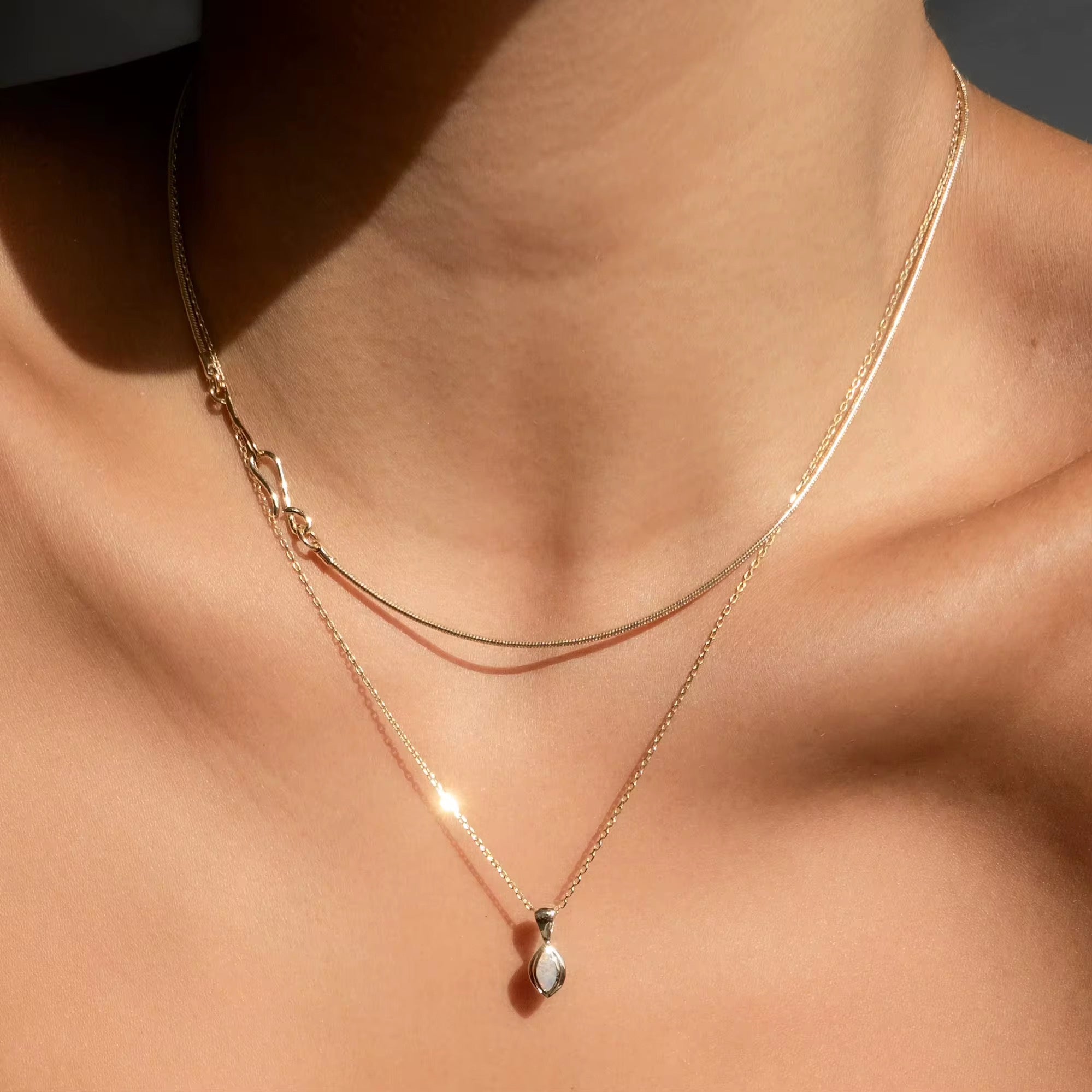 Opal Pendant Necklace image 1