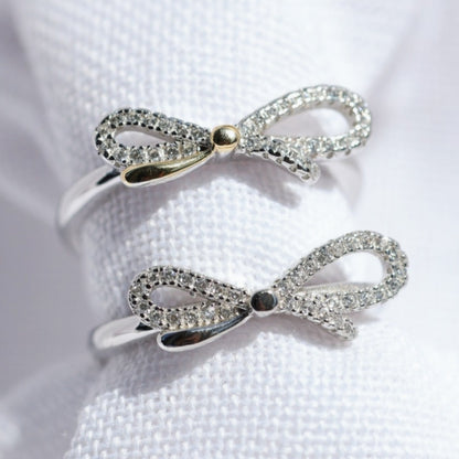 Bow Ribbon Earrings image 1