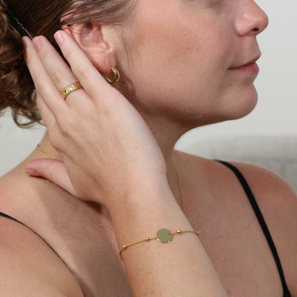 Disc Coin Bracelet image 2