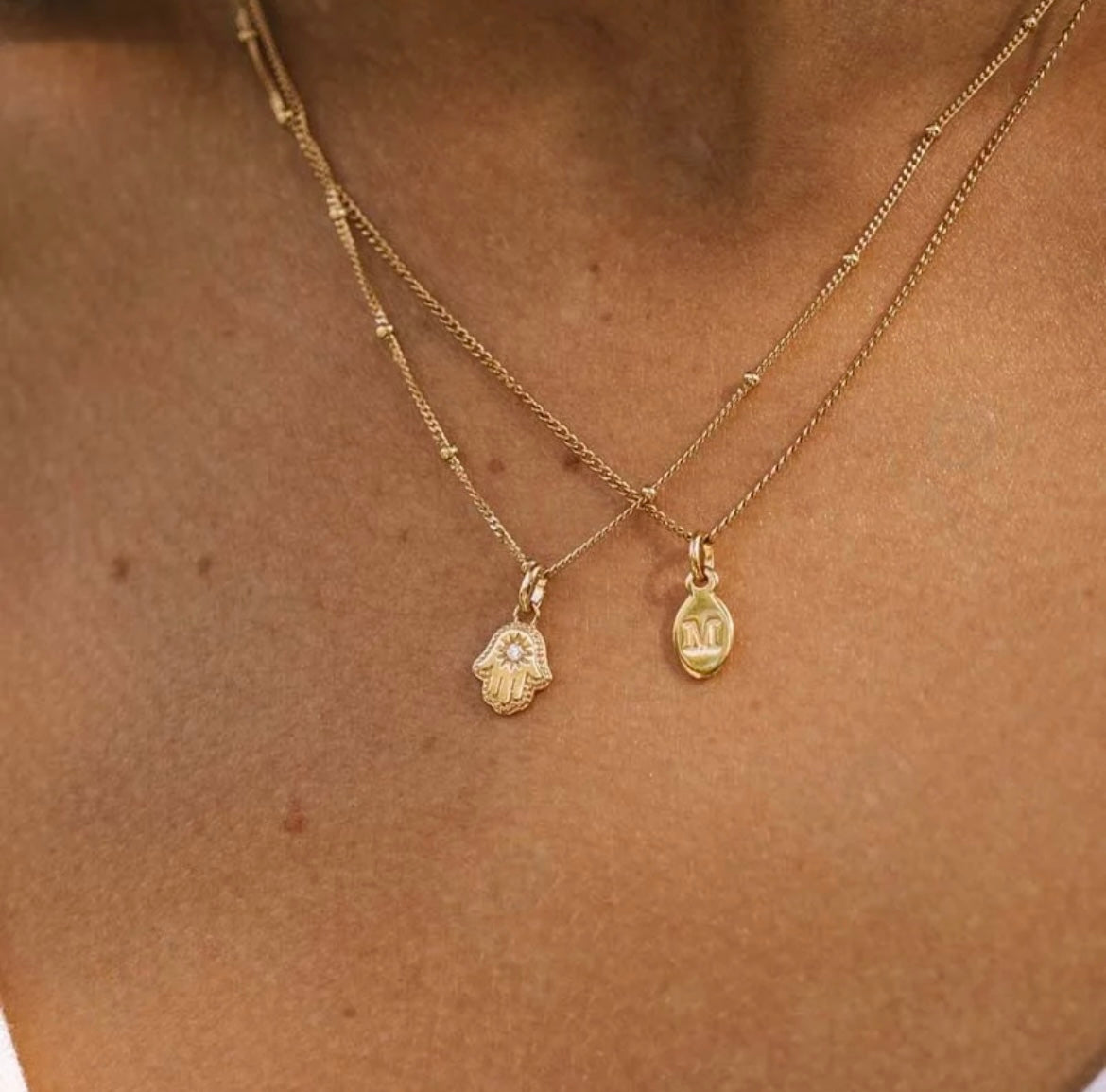 Eye Hamsa small Pendant