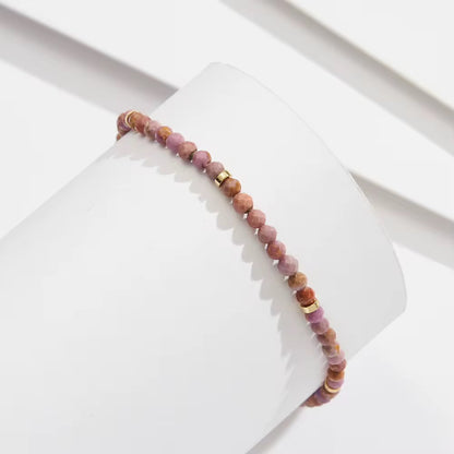 Purple Mica Anklet