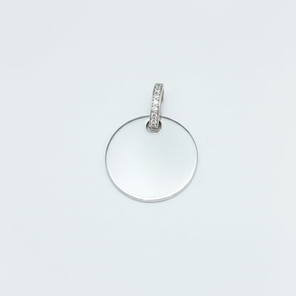 Engravable Disc Tag Pendant