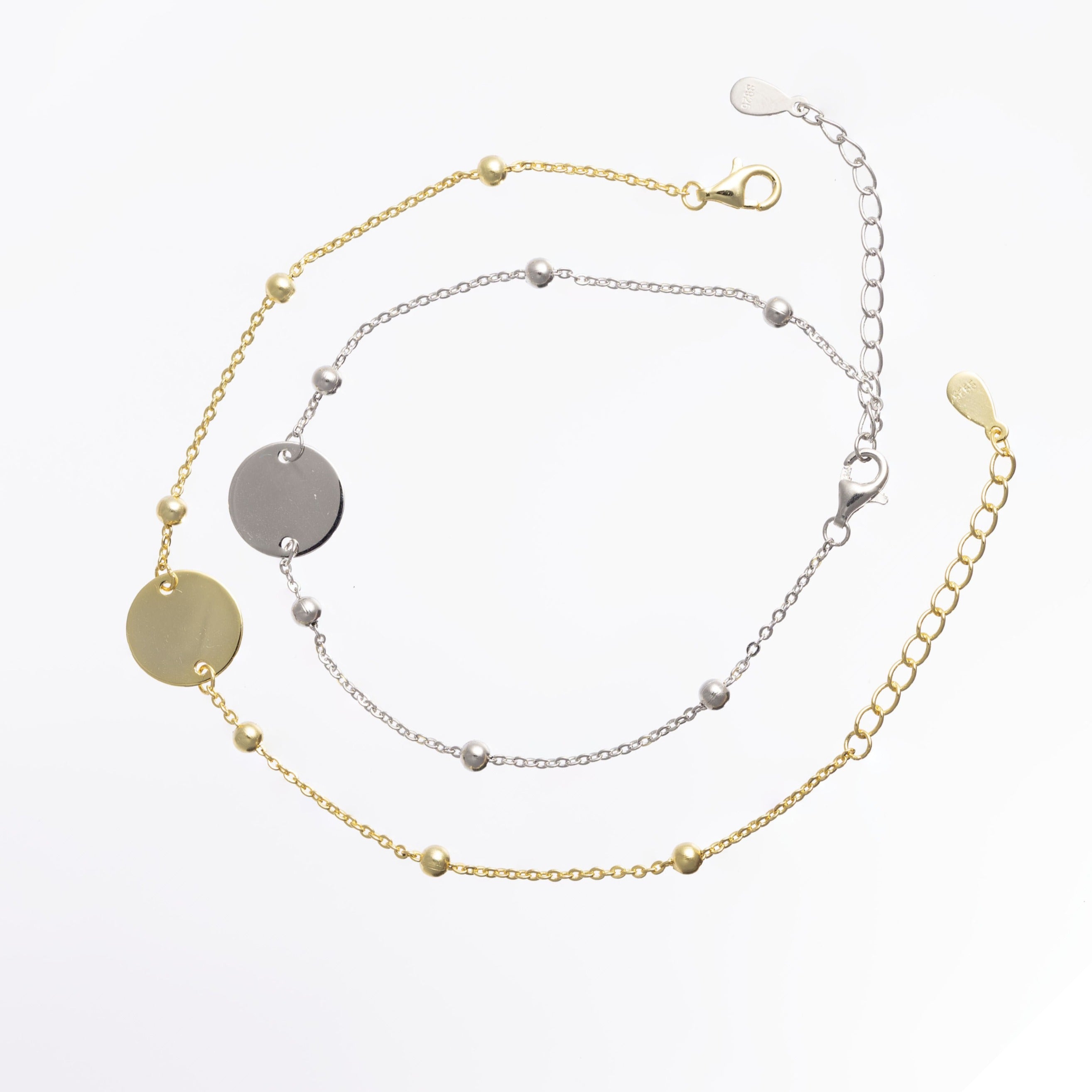 Disc Coin Bracelet image 1