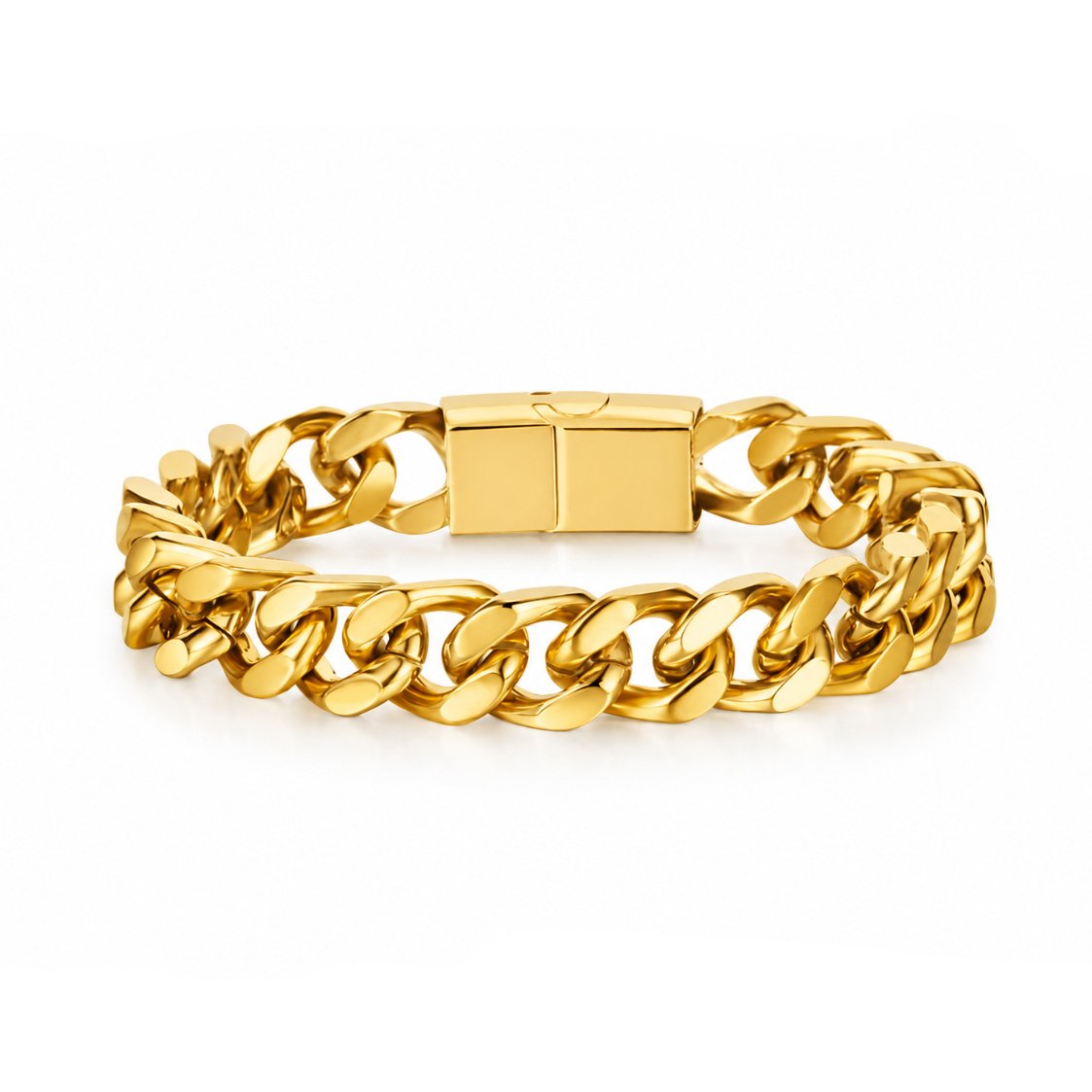 Chunky Cuban Link Bracelet Stainless Steel