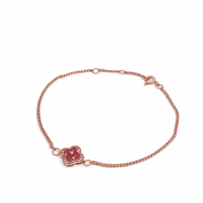 Diamond & Ruby Bracelet