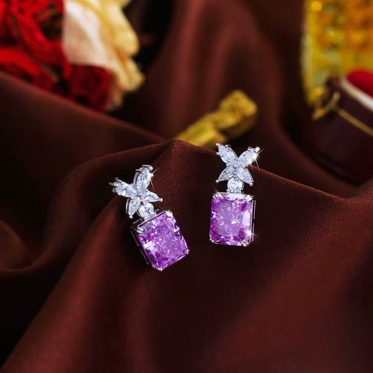 Butterfly Stud Earrings Sterling Silver