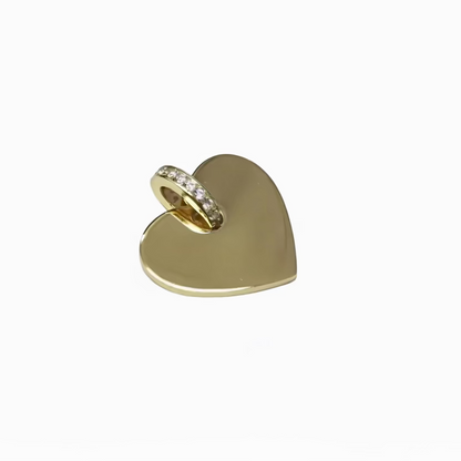 Engravable Heart Tag Pendant Necklace