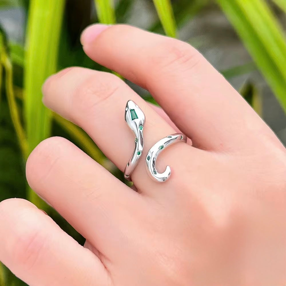 Snake Ring Sterling Silver