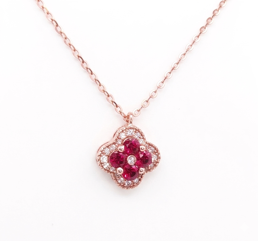 Diamond & Ruby Necklace