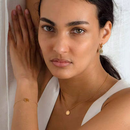 Disc Earrings