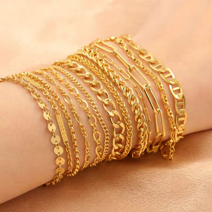 Gold-Filled Curb Link Bracelet
