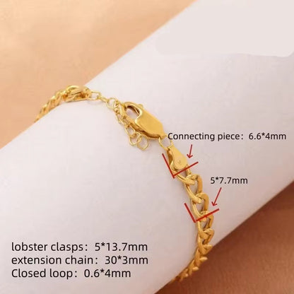 Gold Filled Curb Link Bracelet