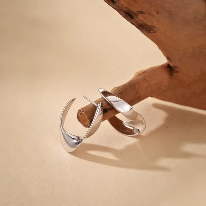 Twisted Hoop Earrings