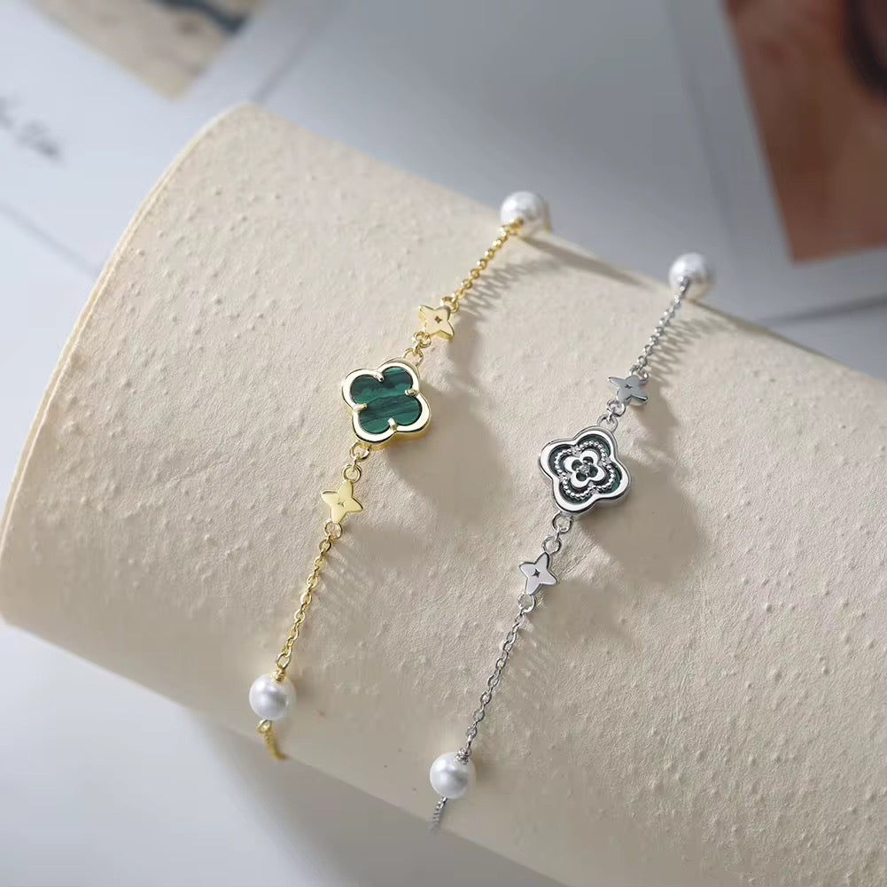 Malachite Anklet