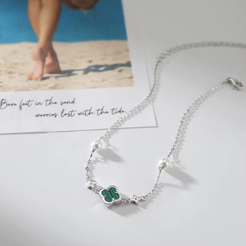 Malachite Anklet