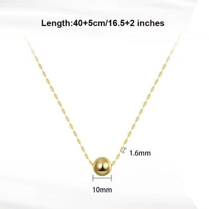 Ball 925 Sterling Silver Necklace