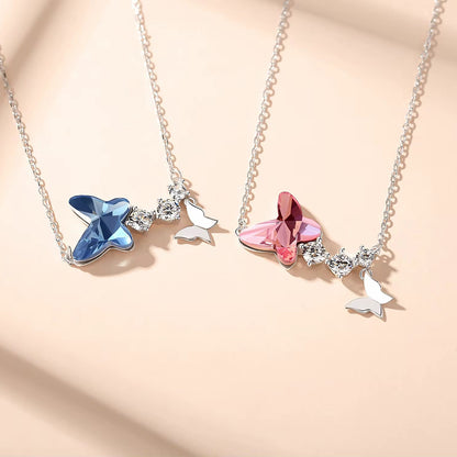 Swarovski Crystal CZ Necklace 925 Sterling Silver