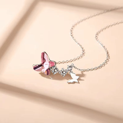 Swarovski Crystal CZ Necklace 925 Sterling Silver
