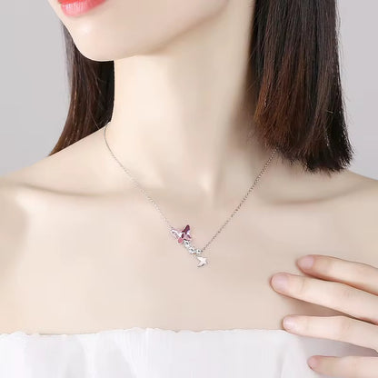 Swarovski Crystal CZ Necklace 925 Sterling Silver