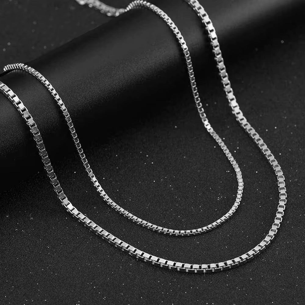 Box Chain Necklace 1.5mm 22inch