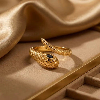 Snake Stainless Steel Ring