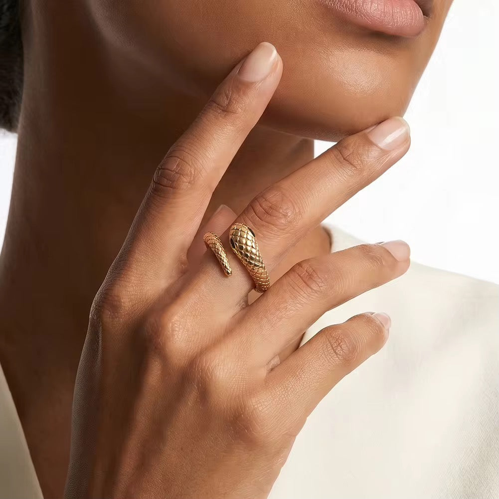 Snake Stainless Steel Ring
