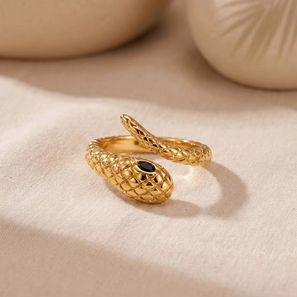 Snake Stainless Steel Ring