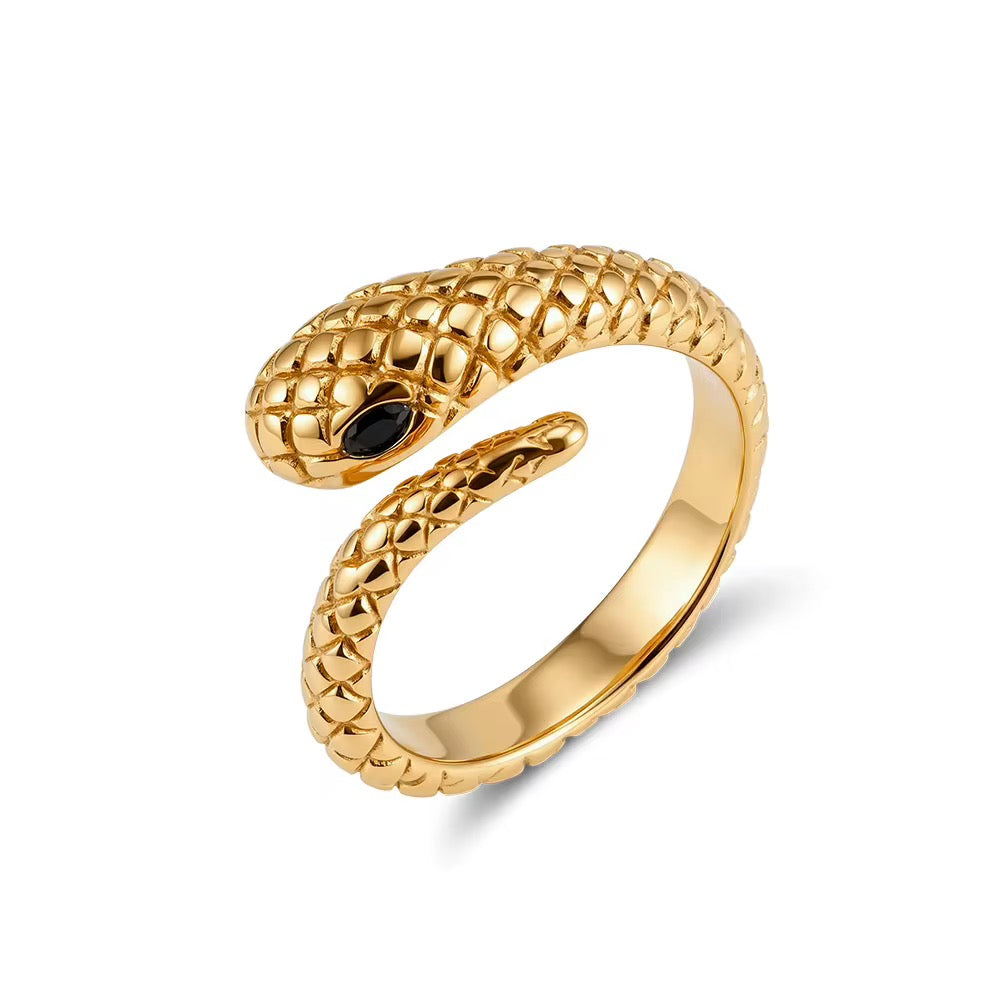 Snake Stainless Steel Ring