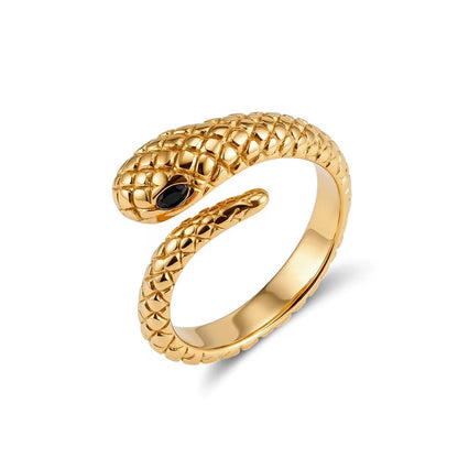Snake Stainless Steel Ring