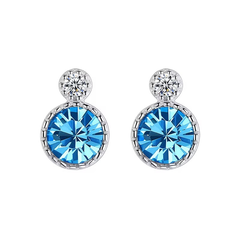 Swarovski Stud Earrings in Sterling Silver