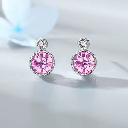 Swarovski Stud Earrings in Sterling Silver