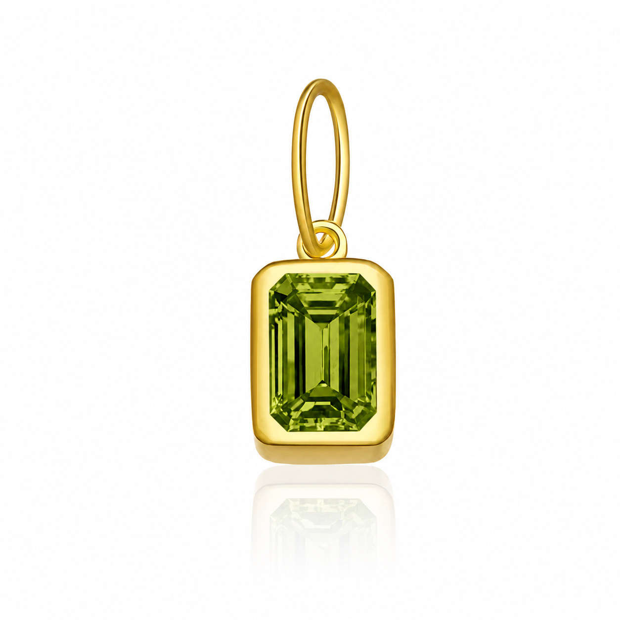 Birthstone Charm 925 Sterling Silver
