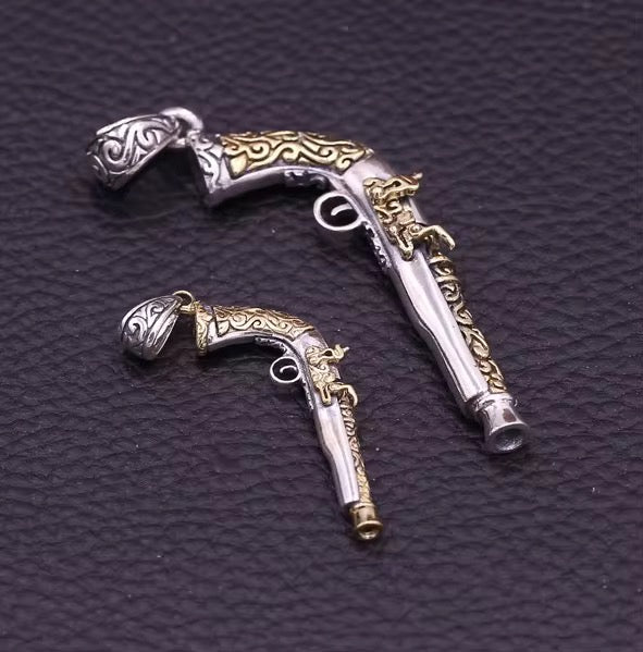 Cowboy Revolver Pendant