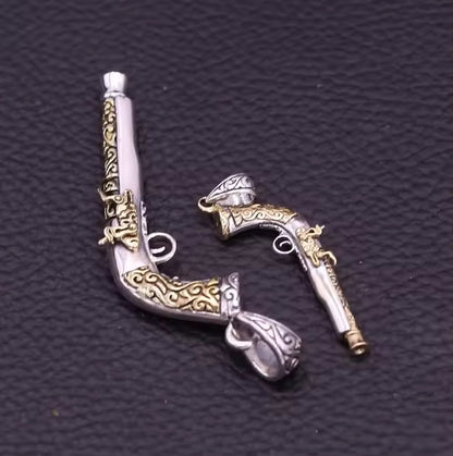 Cowboy Revolver Pendant
