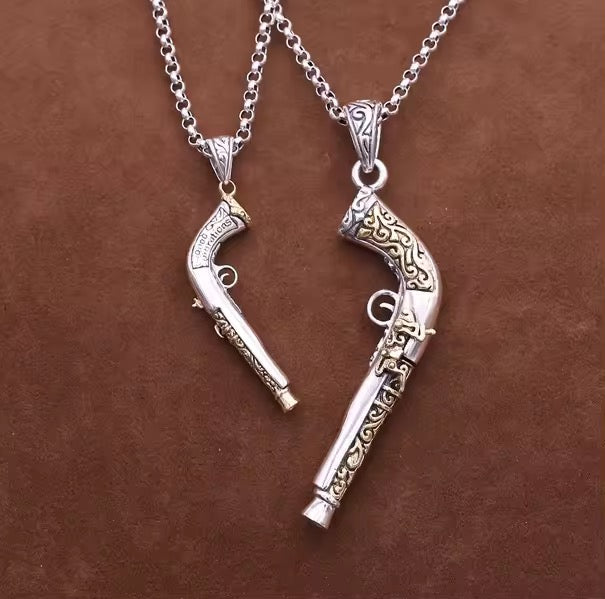 Cowboy Revolver Pendant