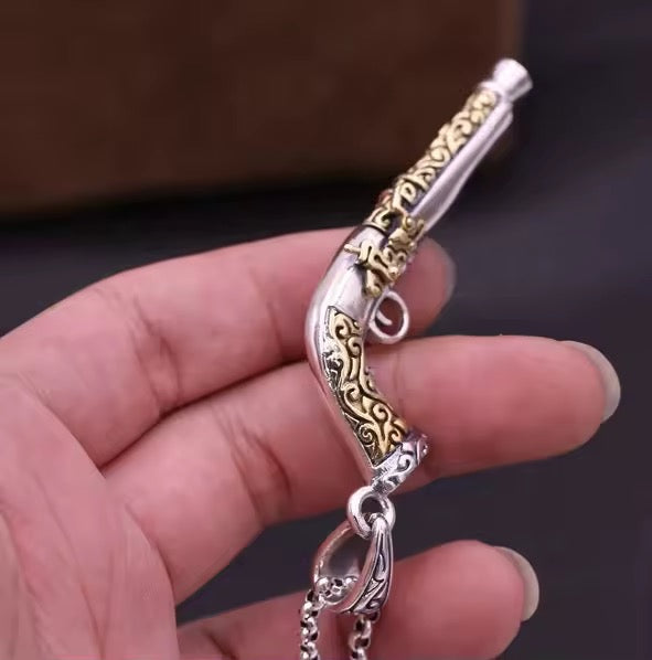 Cowboy Revolver Pendant