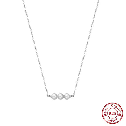 Three Pearl 14k Gold-Plated
