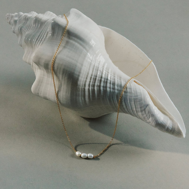 Pearl Vermeil Necklace