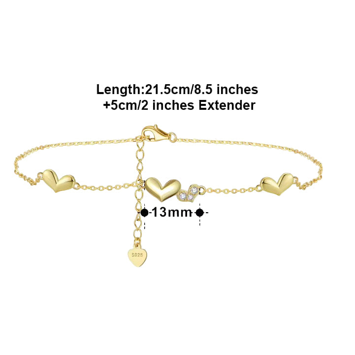 Heart Anklet