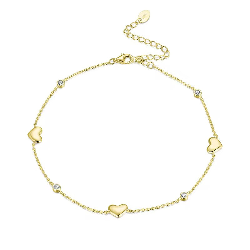 Heart Anklet