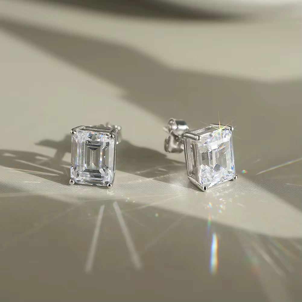 Cubic Zirconia Stud Earrings