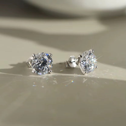 Cubic Zirconia Stud Earrings