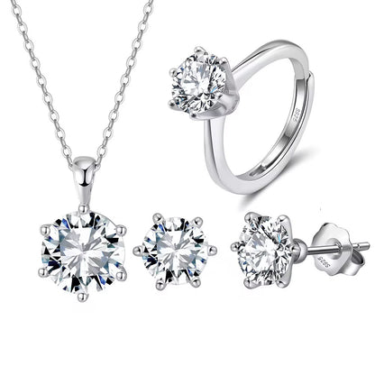 Cubic Zirconia Stud Earrings