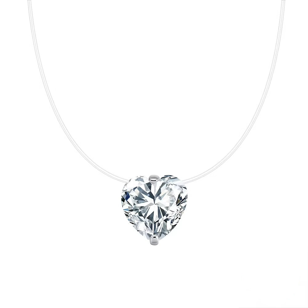 Invisible Zircon Necklace