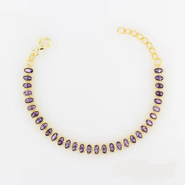 Bezel Tennis Bracelet