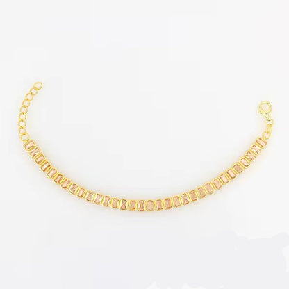 Bezel Tennis Bracelet