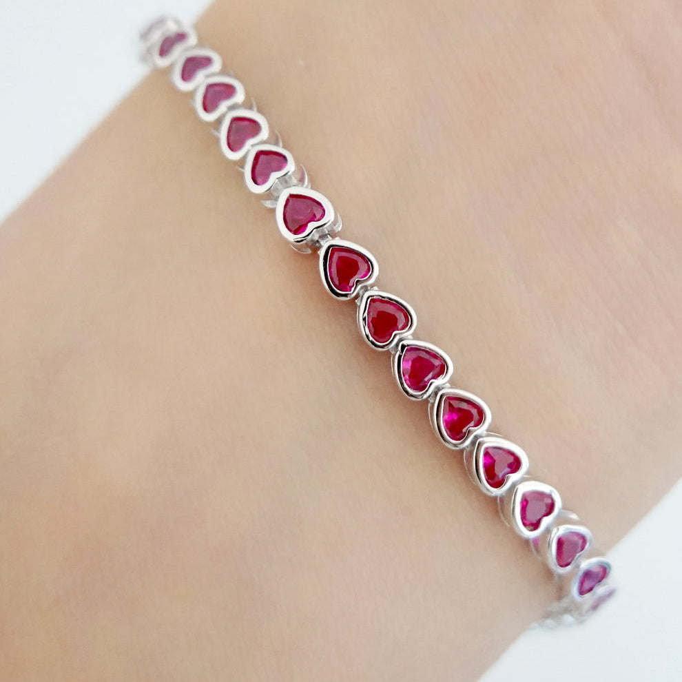 Bezel Tennis Bracelet