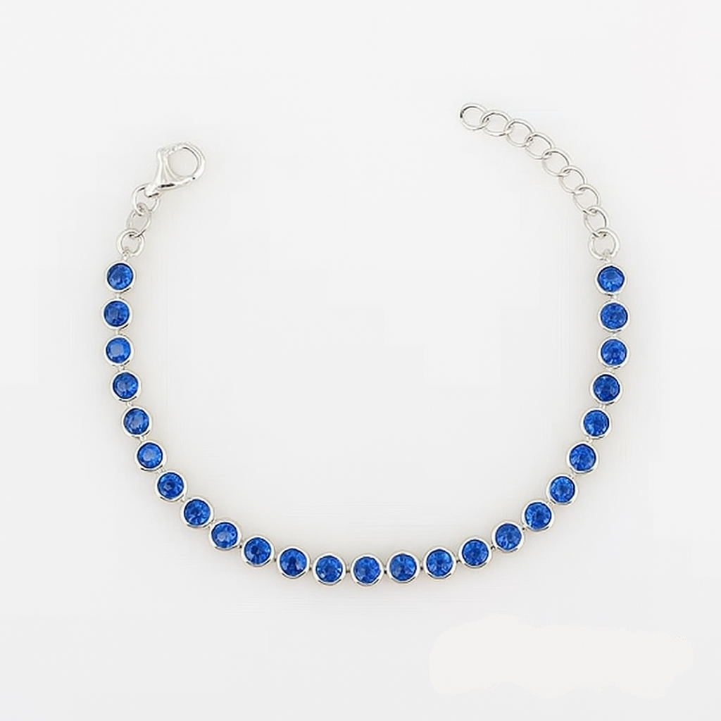 Bezel Tennis Bracelet