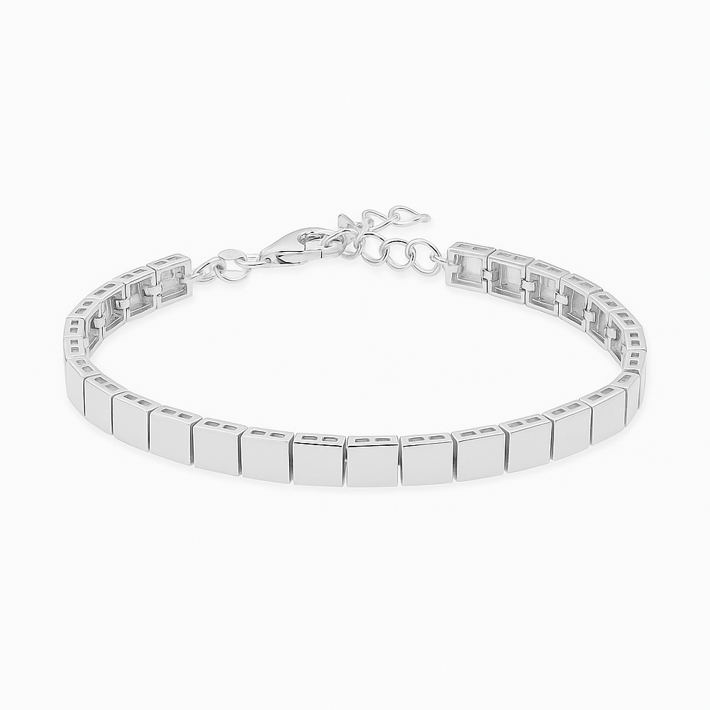 Chunky Plain Tennis Bracelet